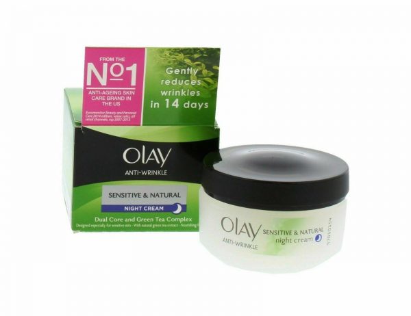 Olay Anti-Wrinkle Sensitive & Natural Night Cream 50ml