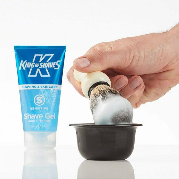 King Of Shaves Sensitive Shaving Gel for Men - TWIN PACK 2 x 175ml