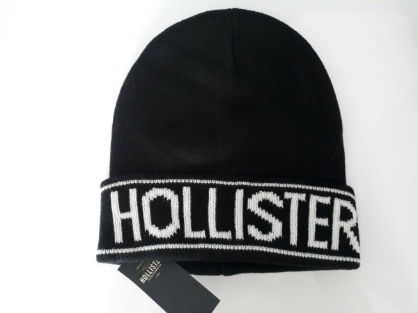 Hollister Logo Beanie Black