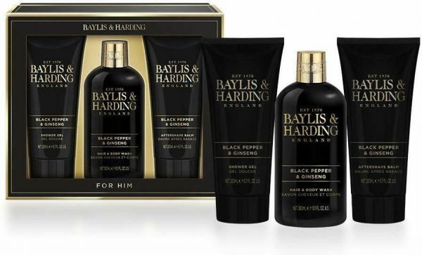 Baylis & Harding For Him - Black Pepper & Ginseng Grooming Trio Gift Set