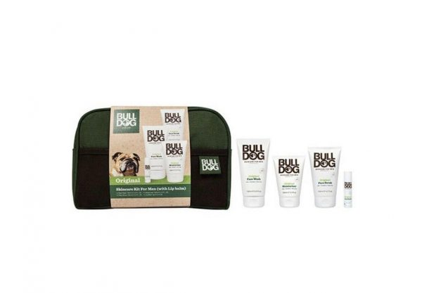 Bulldog Original Skincare Wash Bag Kit With Lip Balm