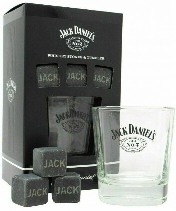 Jack Daniels Whisky Stones & Tumbler Gift Set