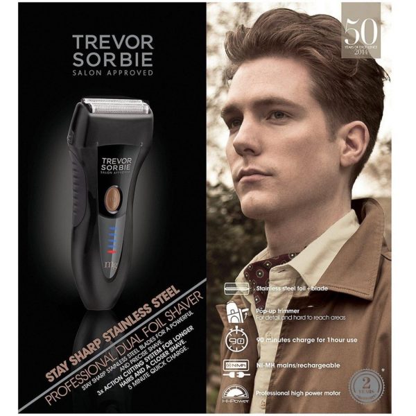 Trevor Sorbie Stay Sharp Stainless Steel Professional Dual Foil Shaver