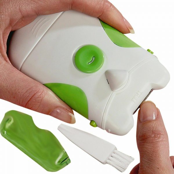SHAPE N FILE Electric Nail Trimmer Cordless Battery Powered Pedicure