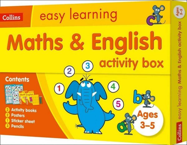 Maths and English Activity Box Ages 3-5: Collins Easy Learning