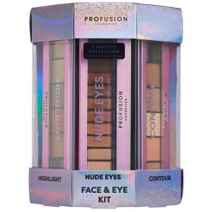 Profusion Cosmetics 3 Palette Collection Highlight/Nude Eyes/Contour