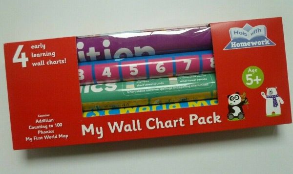 My Wall Chart Pack - 4 Early Learning Wall Charts Age 5+