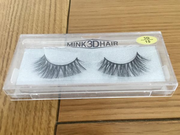 3 x Packs MINK 3D HAIR False Lashes 3D/15