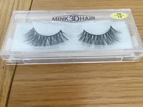 3 x Packs MINK 3D HAIR False Lashes 3D/15