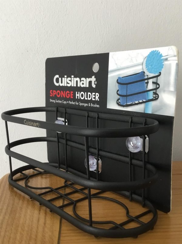 Cuisinart Sponge Holder - Strong Suction Cups - Perfect For Sponges & Bruhes