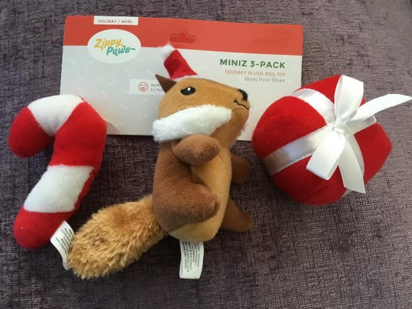 Zippy Paws Miniz 3-Pack Squeaky Plush Dog Toy