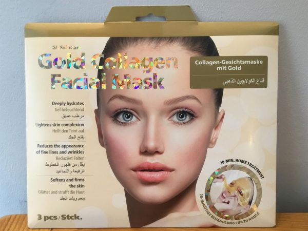 Gly Skin Care Gold Collagen Facial Masks - 3 Mask Pack