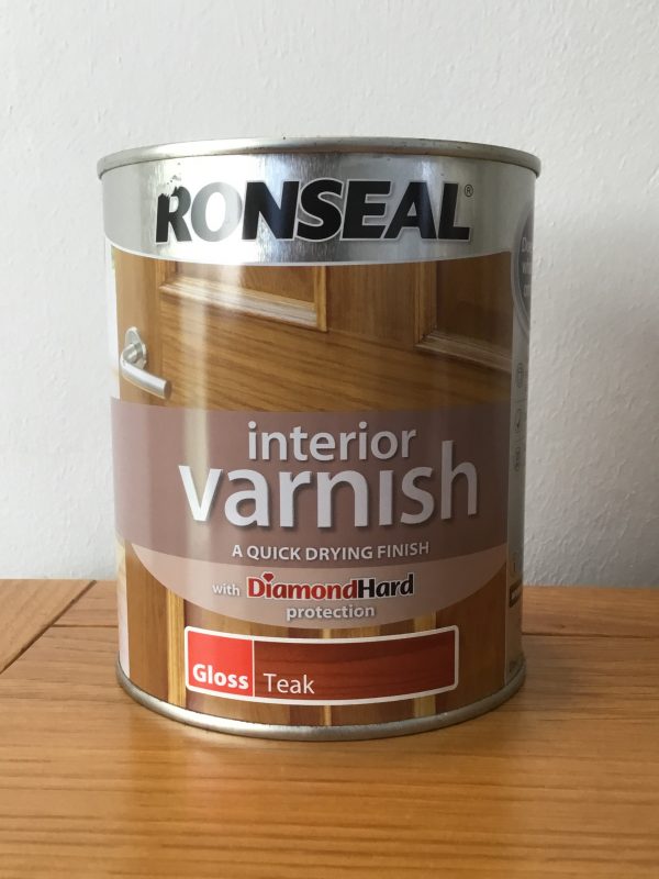 RONSEAL Interior Varnish-Quick Drying-Gloss Teak