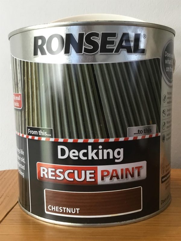 RONSEAL Decking Rescue Paint - Chestnut 2.5L