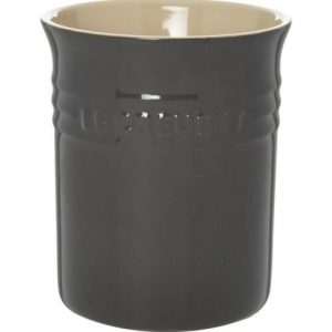 LE CREUSET Grey Stoneware Utensil Jar 15 x 12 x 12cm