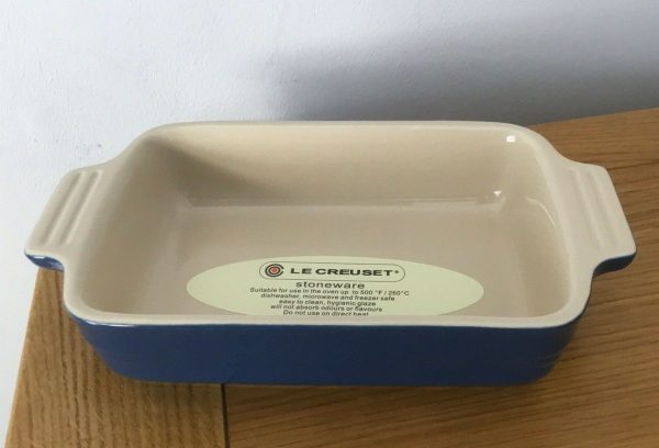 LE CREUSET Blue Rectangular Roasting Dish 23 x 13 x 5cm