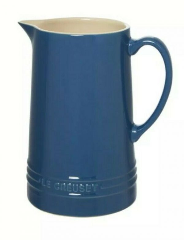 LE CREUSET Large Ceramic Blue Jug/Pitcher 1.5L