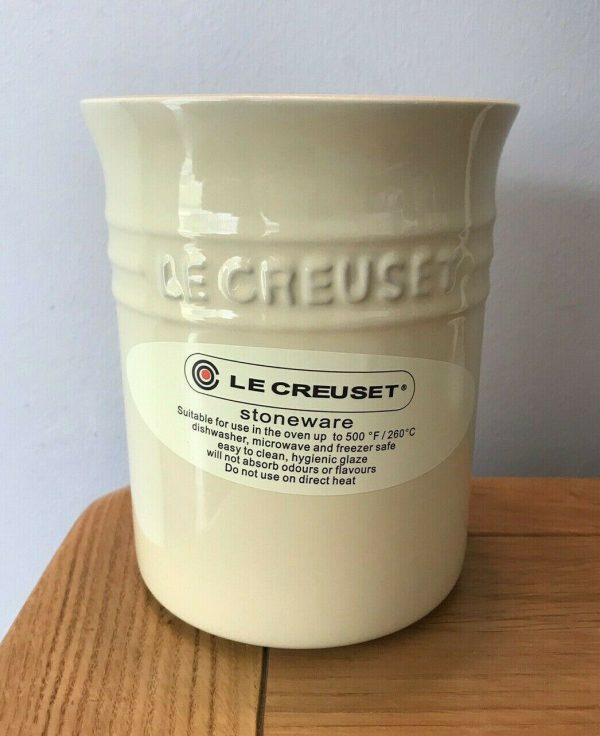 Le Creuset Custard Yellow Utensil Jar 15x12cm