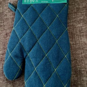 The Hairy Bikers Blue Stonewashed Single Oven Glove