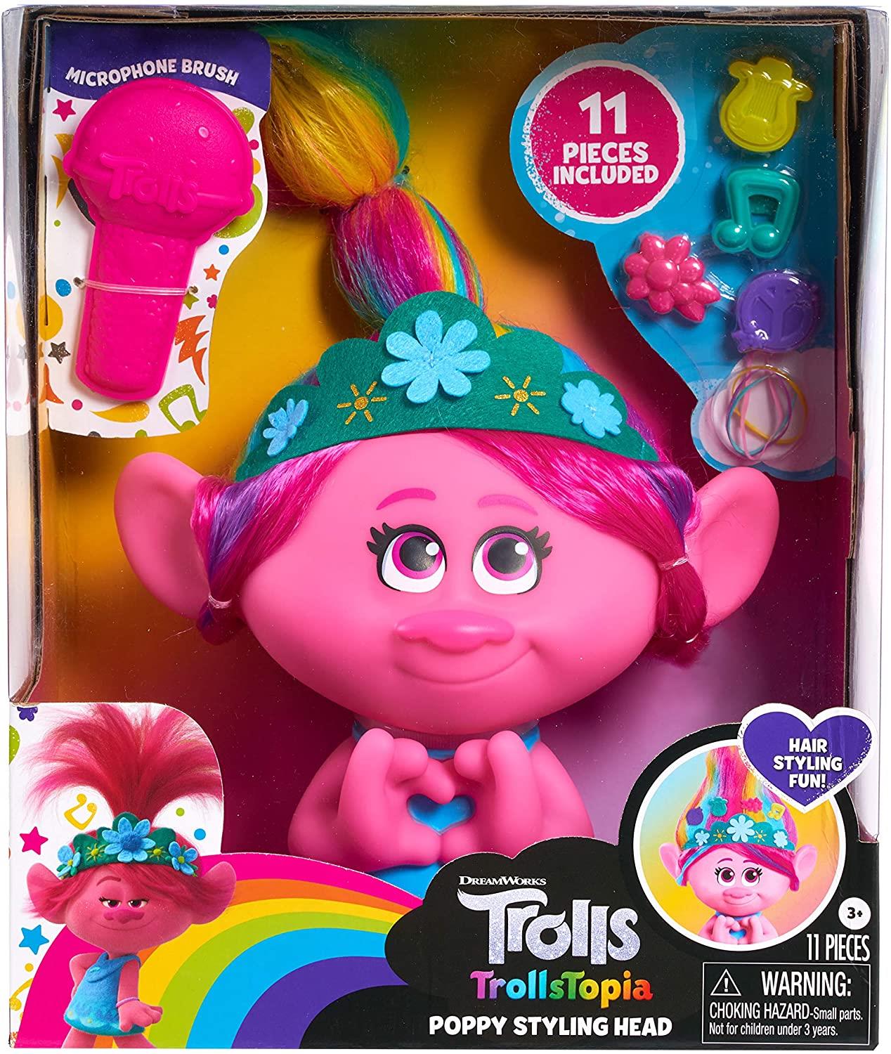 Trolls World Tour - Poppy Styling Head - Deal Locators